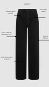 THE LENNY JEAN - BLACK DENIM