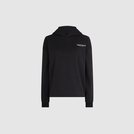 ADJUSTABLE HEM HOODIE - CARBON