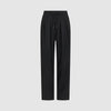 THE ULTIMATE RELAXED WOOL TROUSER - BLACK