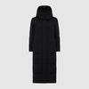 THE LONG PUFFER COAT - BLACK