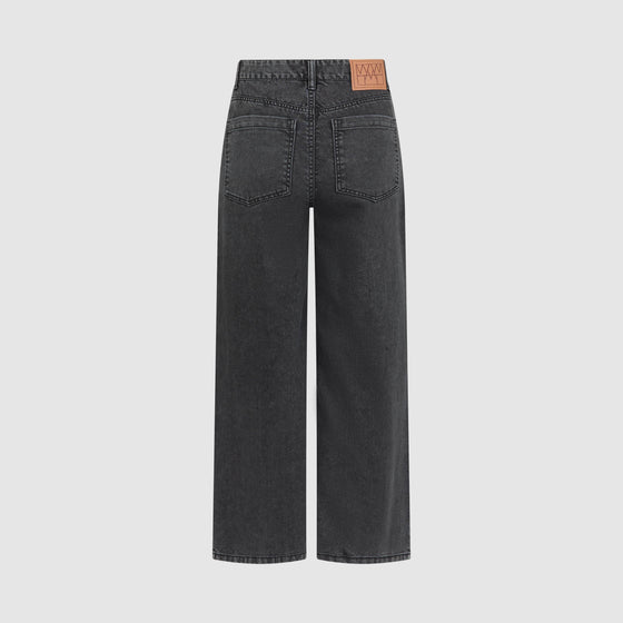 THE ADIE JEAN - WASHED BLACK DENIM