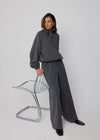 FUNNEL NECK BOMBER - SLATE