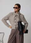 BOUCLE SCARF - MINK