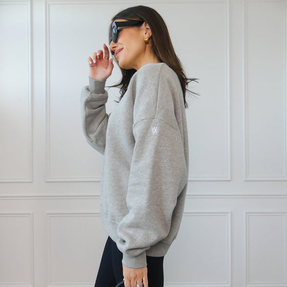 THE ULTIMATE CREWNECK SWEATSHIRT - GREY MARL