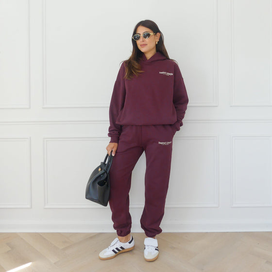 THE ULTIMATE RELAXED JOGGERS - BORDEAUX