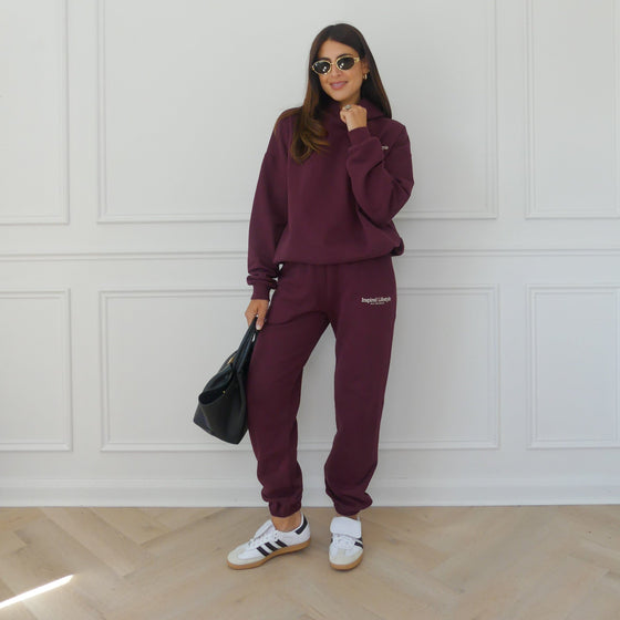 THE ULTIMATE RELAXED JOGGERS - BORDEAUX