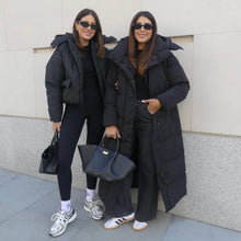  THE SHORT PUFFER COAT - BLACK