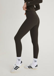  SCULPT RIB LEGGINGS - COCOA BEAN