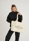 THE SOCIAL CLUB CANVAS TOTE