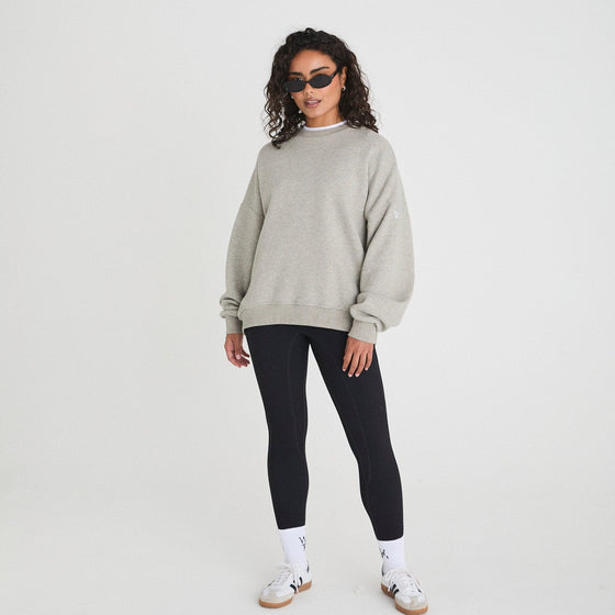 THE ULTIMATE CREWNECK SWEATSHIRT - GREY MARL