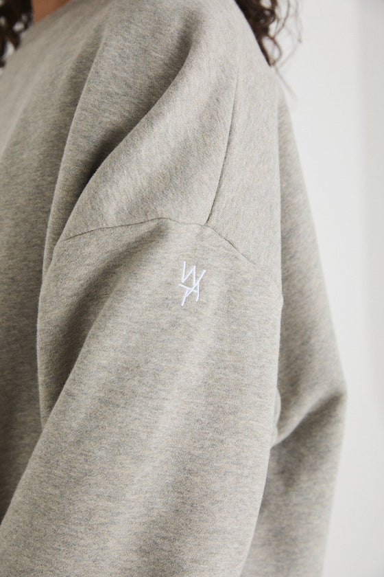 THE ULTIMATE CREWNECK SWEATSHIRT - GREY MARL