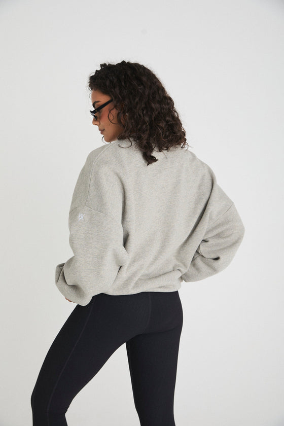 THE ULTIMATE CREWNECK SWEATSHIRT - GREY MARL