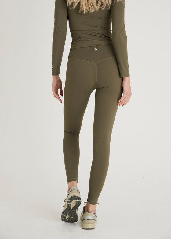 ACTIVE SCULPT LEGGINGS - OLIVE