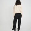 THE ULTIMATE RELAXED WOOL TROUSER - BLACK