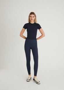  SCULPT RIB LEGGINGS - NAVY