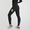 SCULPT RIB LEGGINGS - BLACK