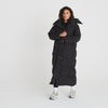 THE LONG PUFFER COAT - BLACK