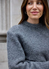 BOUCLÉ KNIT - DARK GREY