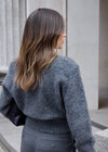 BOUCLÉ KNIT - DARK GREY