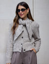 BOUCLÉ SCARF - MINK