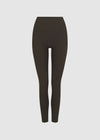 SCULPT RIB LEGGINGS - COCOA BEAN