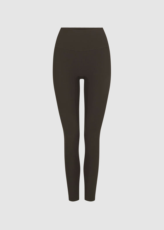 SCULPT RIB LEGGINGS - COCOA BEAN