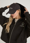 THE SOCIAL CLUB HOODED ZIP UP - COCOA BEAN